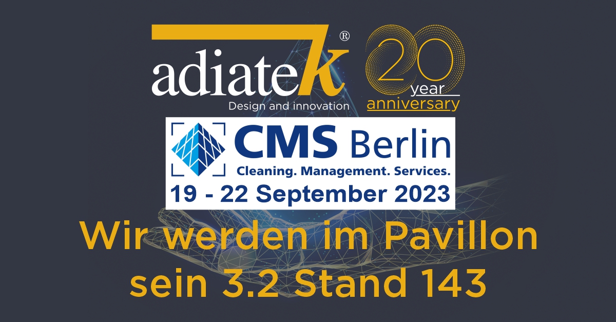 lavasciuga industriali, Adiatek ist bei CMS Berlin!