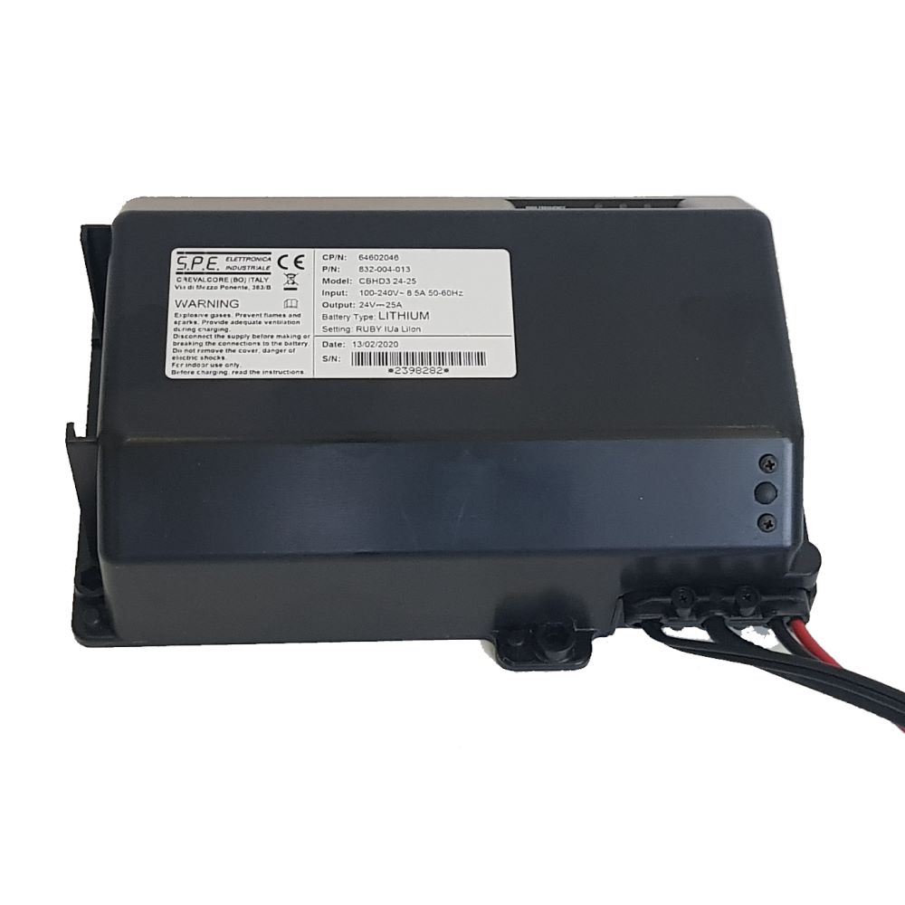 Battery charger with Schuko plug