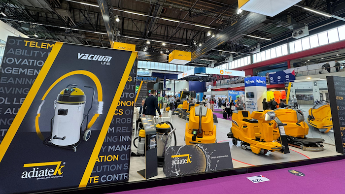 floor-scrubbing machines, Back from Interclean