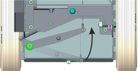 Nouveau système de levage du suceur des autolaveuses baby
