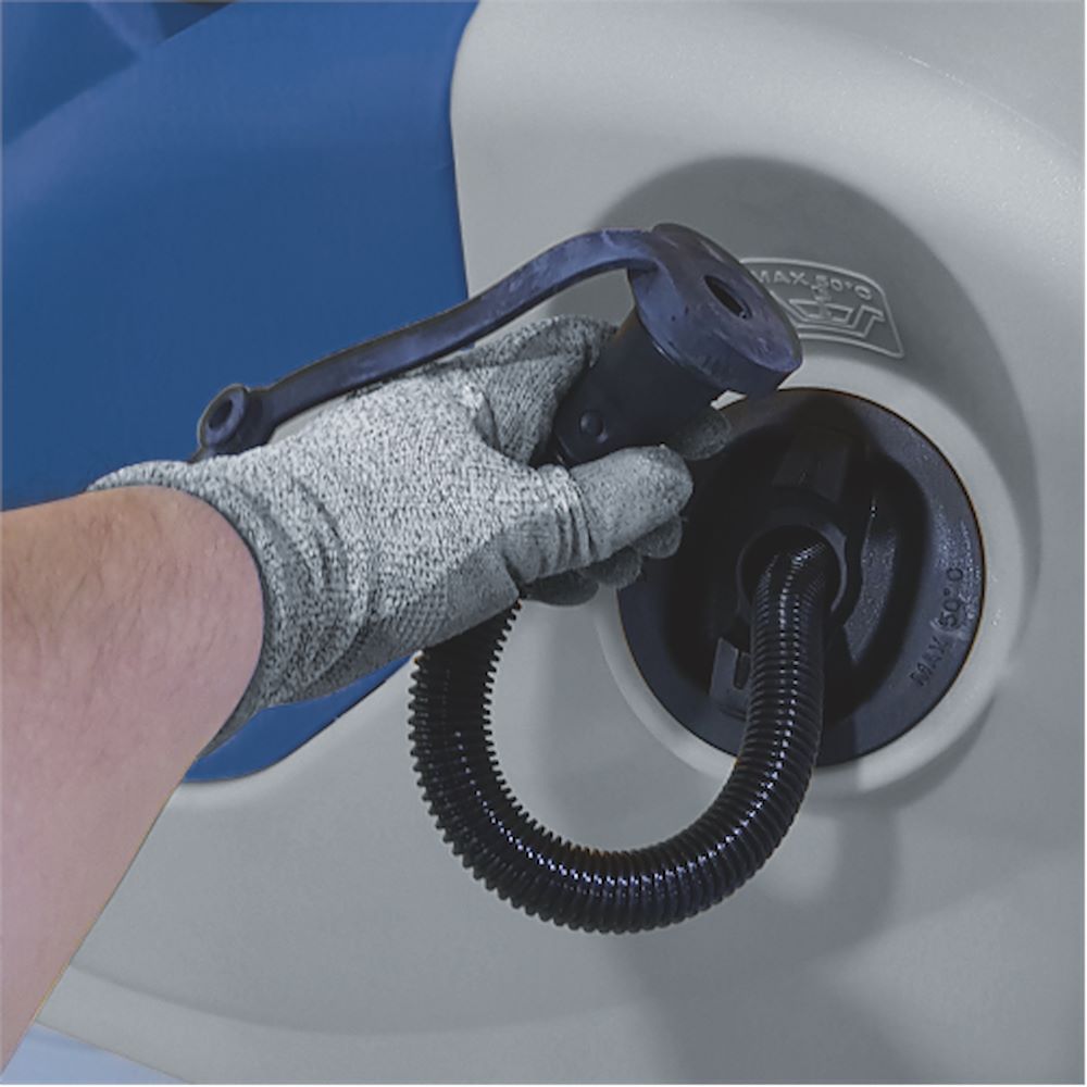 Tapón con tubo de carga agua